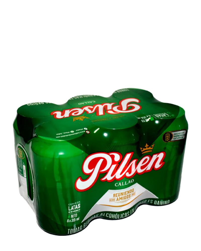 Presentación referencial de Pilsen 6 pack